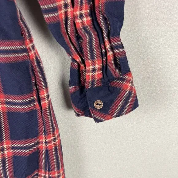 Current Elliott Flannel Dress Women Small Drop Waist Plaid Academia Preppy - Picture 12 of 13